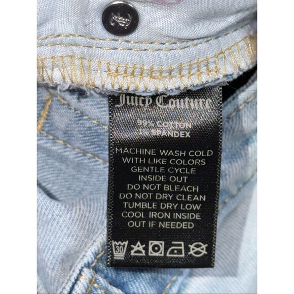 Juicy Couture Venice Star Detail Straight Leg Jeans - Picture 5 of 9